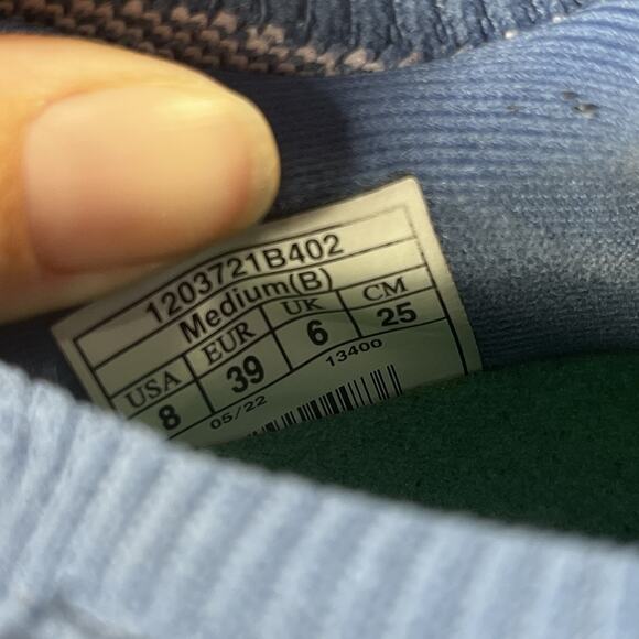 Brooks Womens Sz 8B Glycerin StealthFit 20 Blue Pastel Lilac Athletic NO INSOLES - Picture 5 of 10